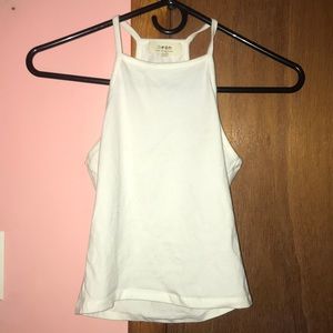 White crop top
